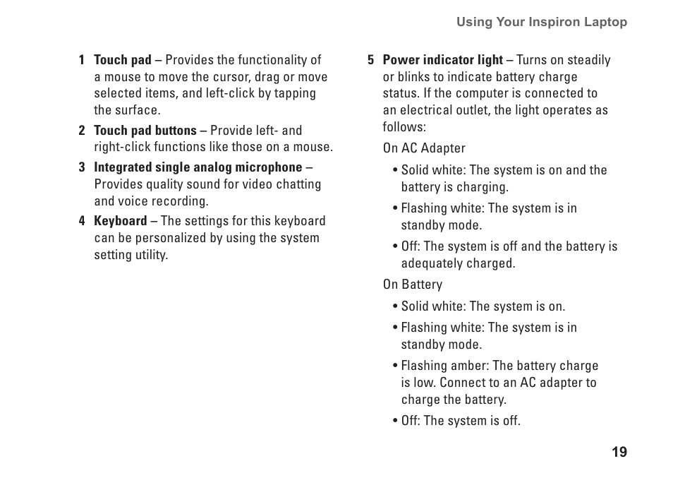 Dell Inspiron Mini 12 (1210, Late 2008) User Manual | Page 21 / 62