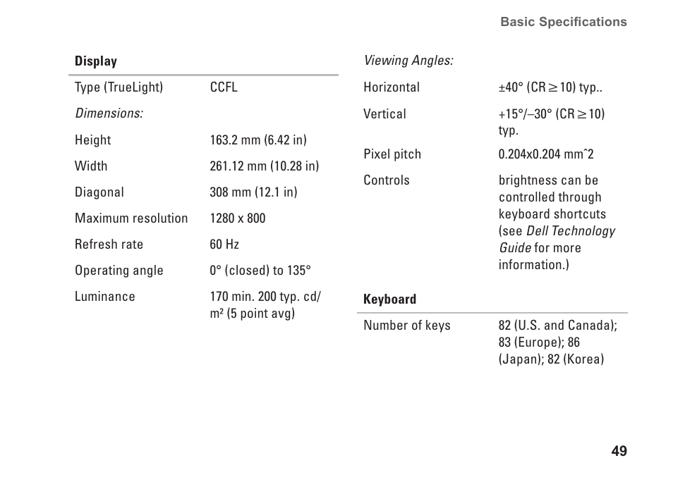 Dell Inspiron Mini 12 (1210, Late 2008) User Manual | Page 51 / 62