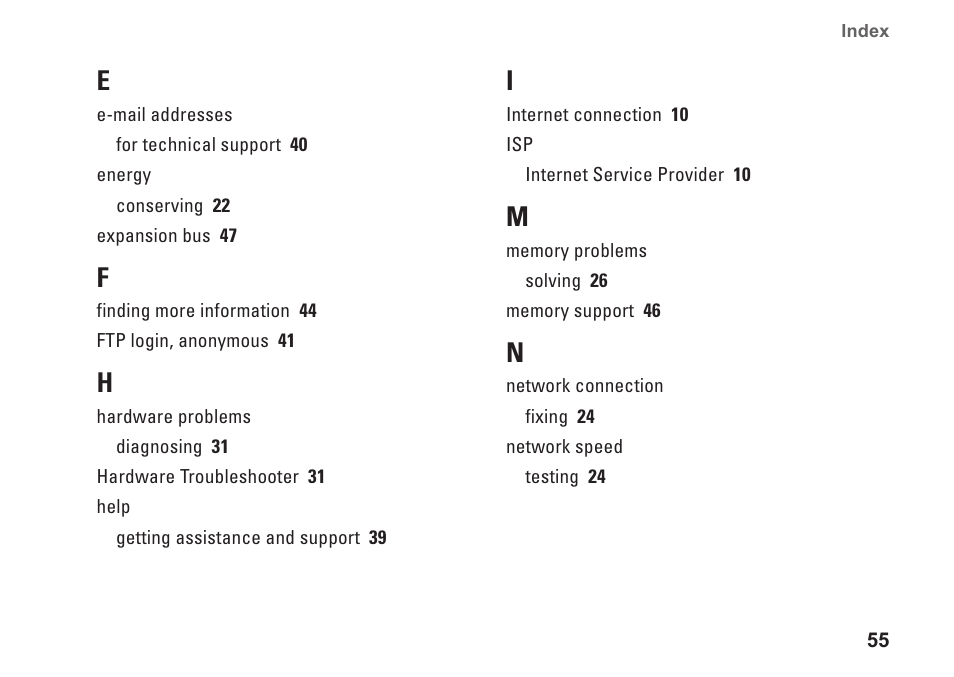 Dell Inspiron Mini 12 (1210, Late 2008) User Manual | Page 57 / 62