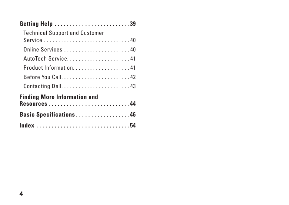 Dell Inspiron Mini 12 (1210, Late 2008) User Manual | Page 6 / 62