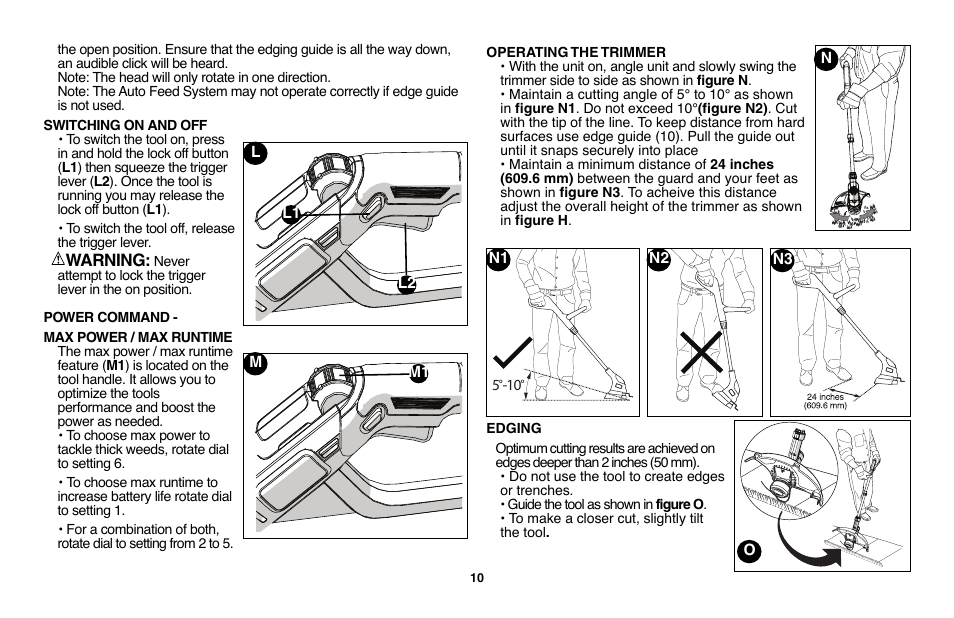 Black & Decker LST136 User Manual | Page 10 / 48