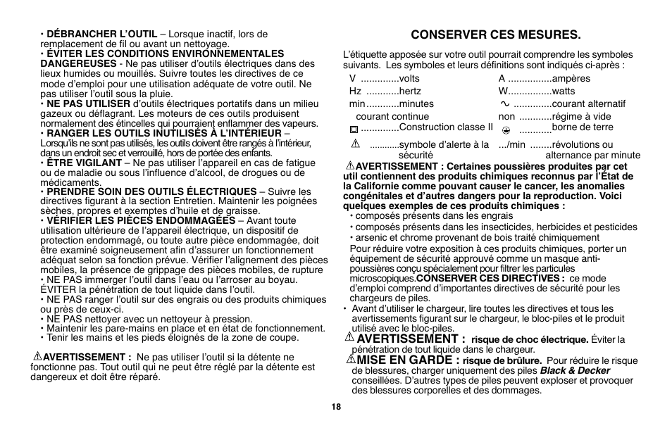 Black & Decker LST136 User Manual | Page 18 / 48