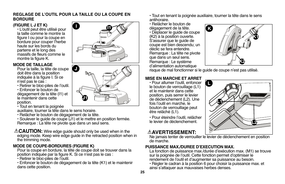 Black & Decker LST136 User Manual | Page 25 / 48