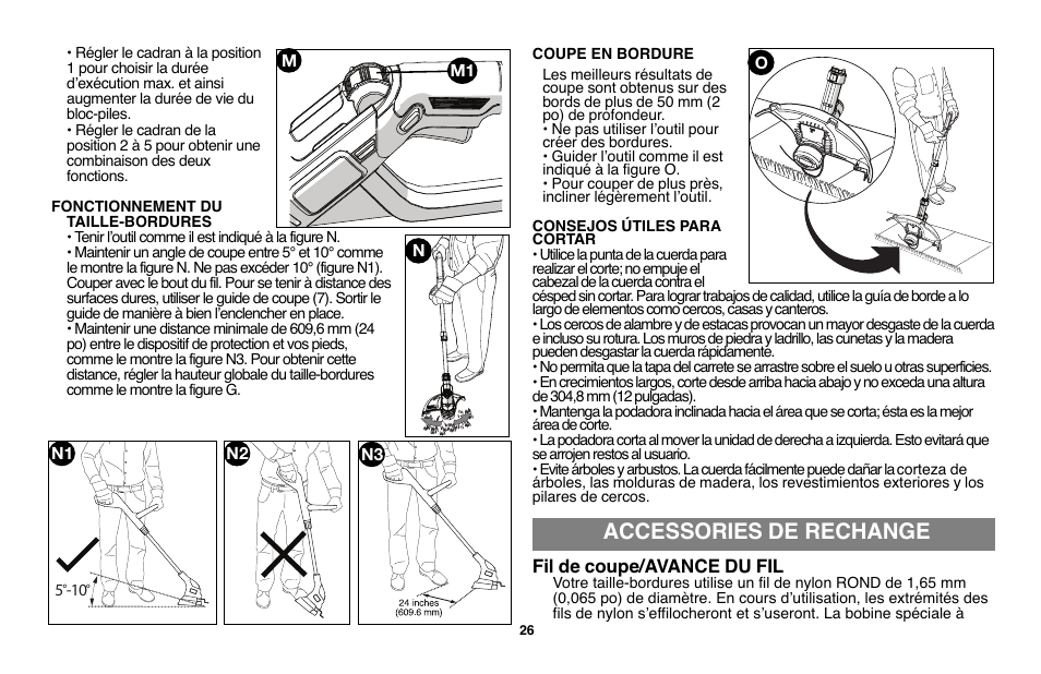 Accessories de rechange | Black & Decker LST136 User Manual | Page 26 / 48