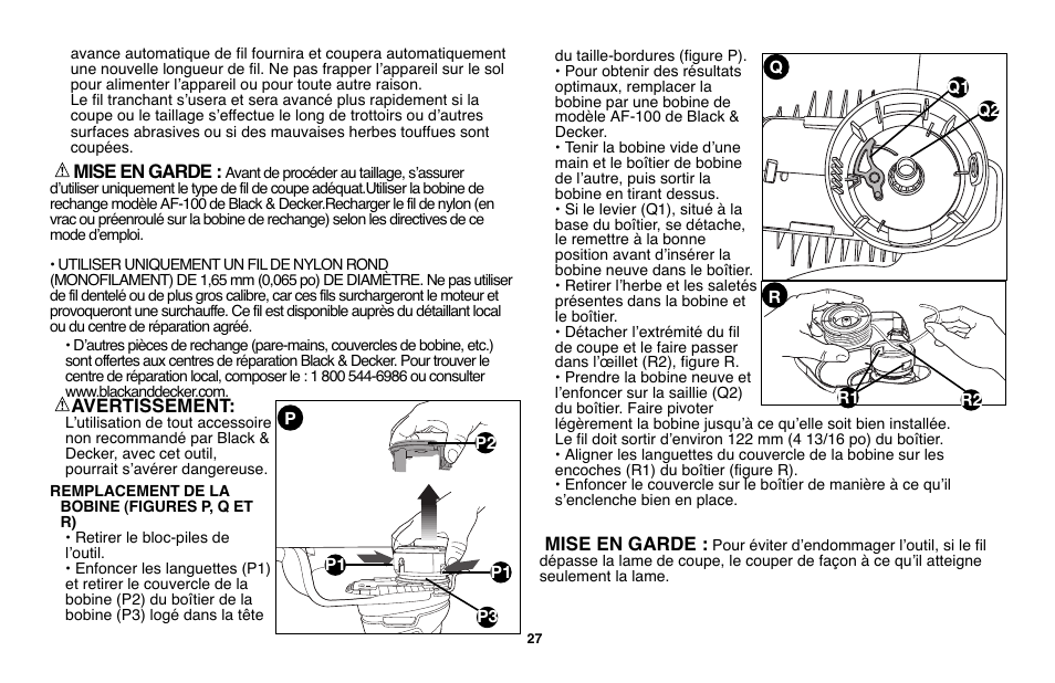 Black & Decker LST136 User Manual | Page 27 / 48