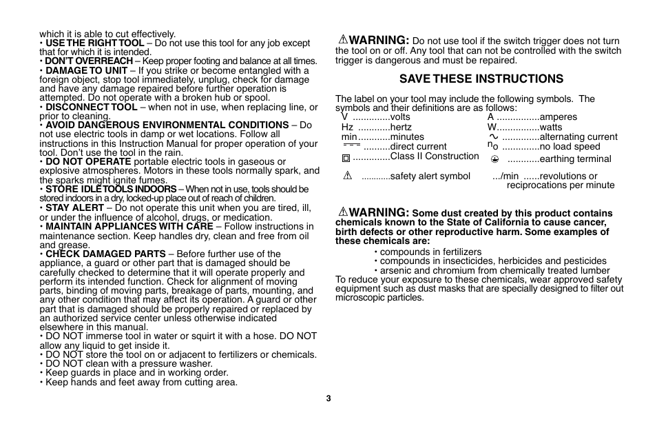 Black & Decker LST136 User Manual | Page 3 / 48