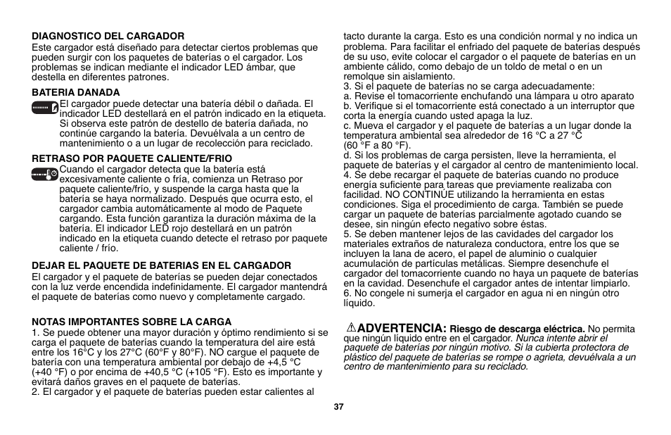 Black & Decker LST136 User Manual | Page 37 / 48