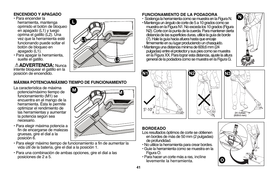 Black & Decker LST136 User Manual | Page 41 / 48