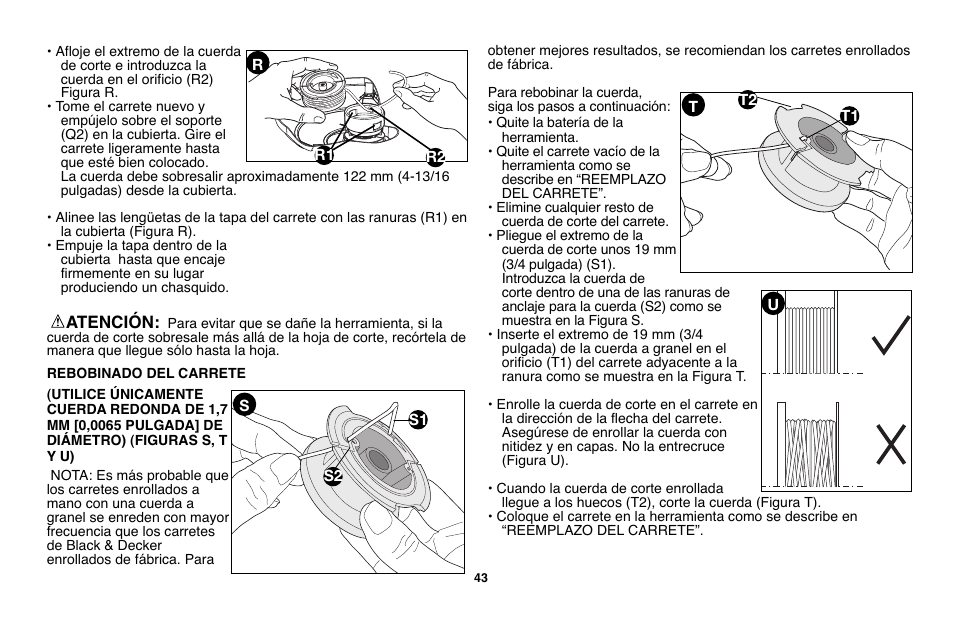 Black & Decker LST136 User Manual | Page 43 / 48