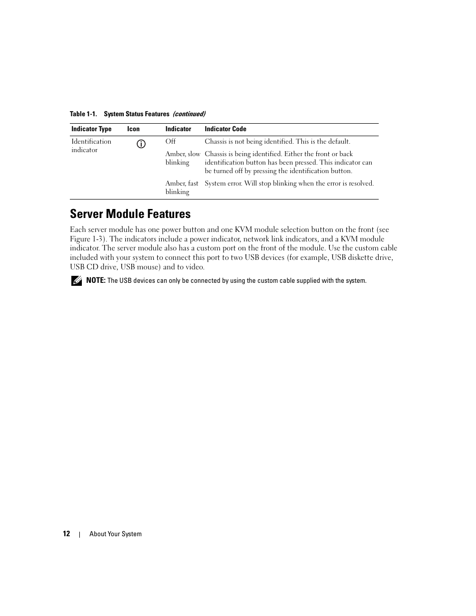 Server module features | Dell POWEREDGE 1955 User Manual | Page 12 / 160