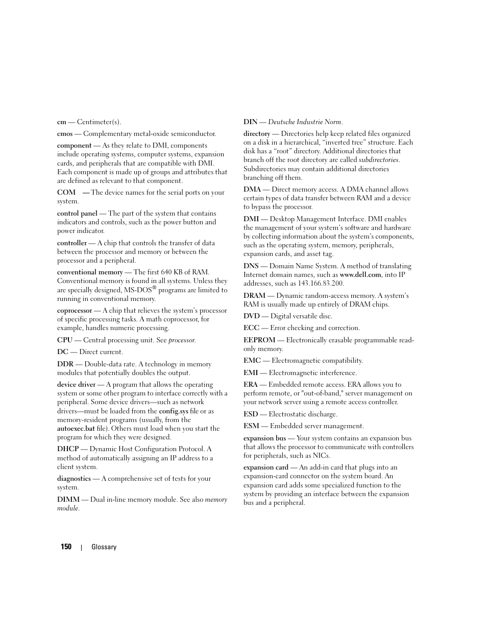 Dell POWEREDGE 1955 User Manual | Page 150 / 160