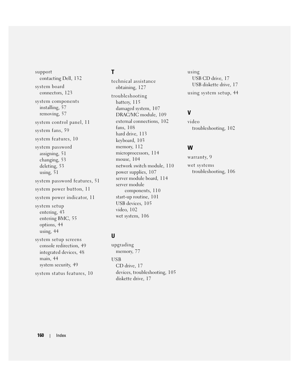 Dell POWEREDGE 1955 User Manual | Page 160 / 160