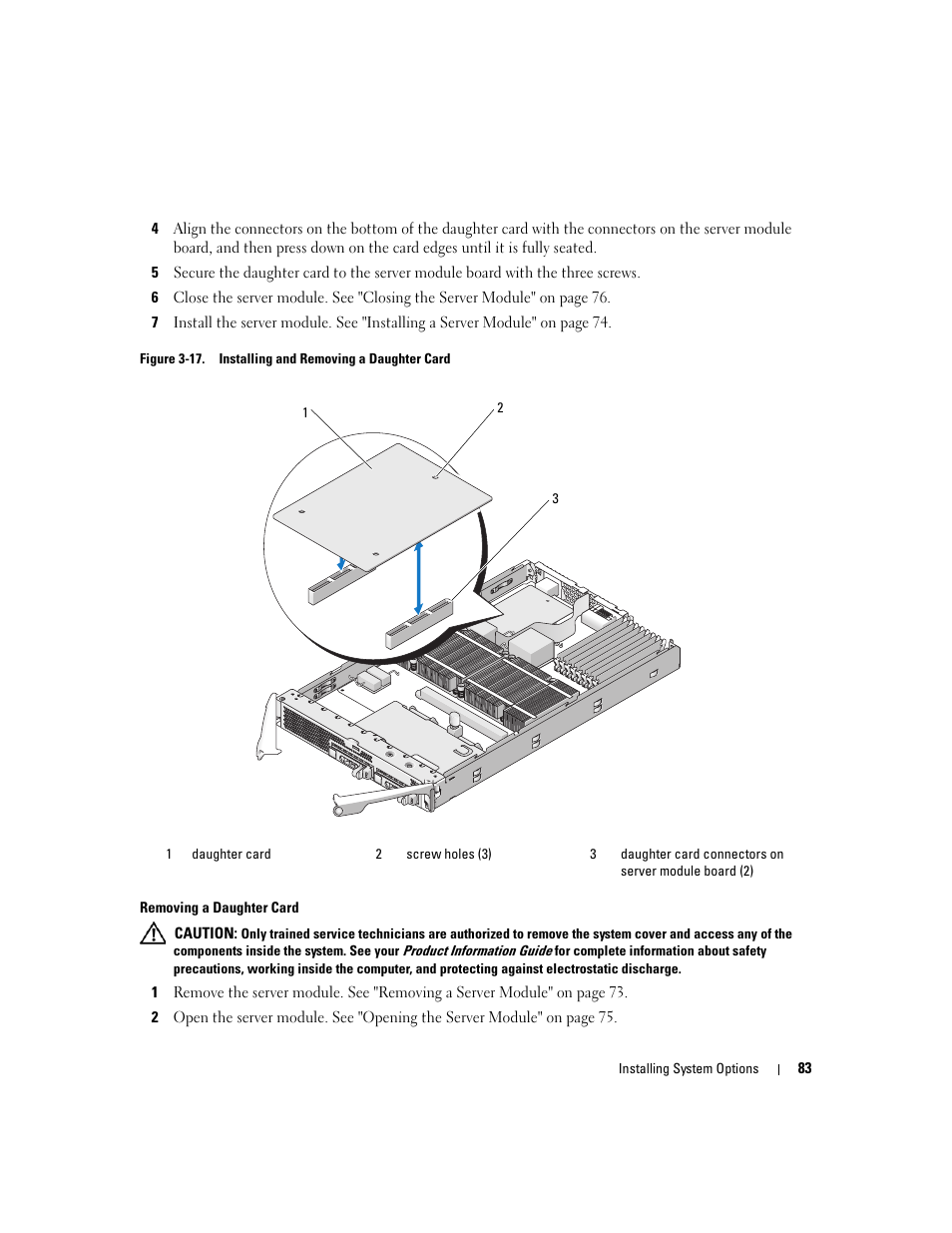 See figure 3-17 | Dell POWEREDGE 1955 User Manual | Page 83 / 160