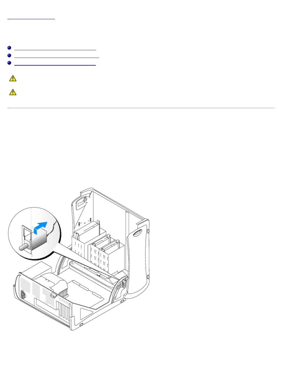 Chassis intrusion switch, Removing the chassis intrusion switch | Dell Precision 360 User Manual | Page 19 / 24