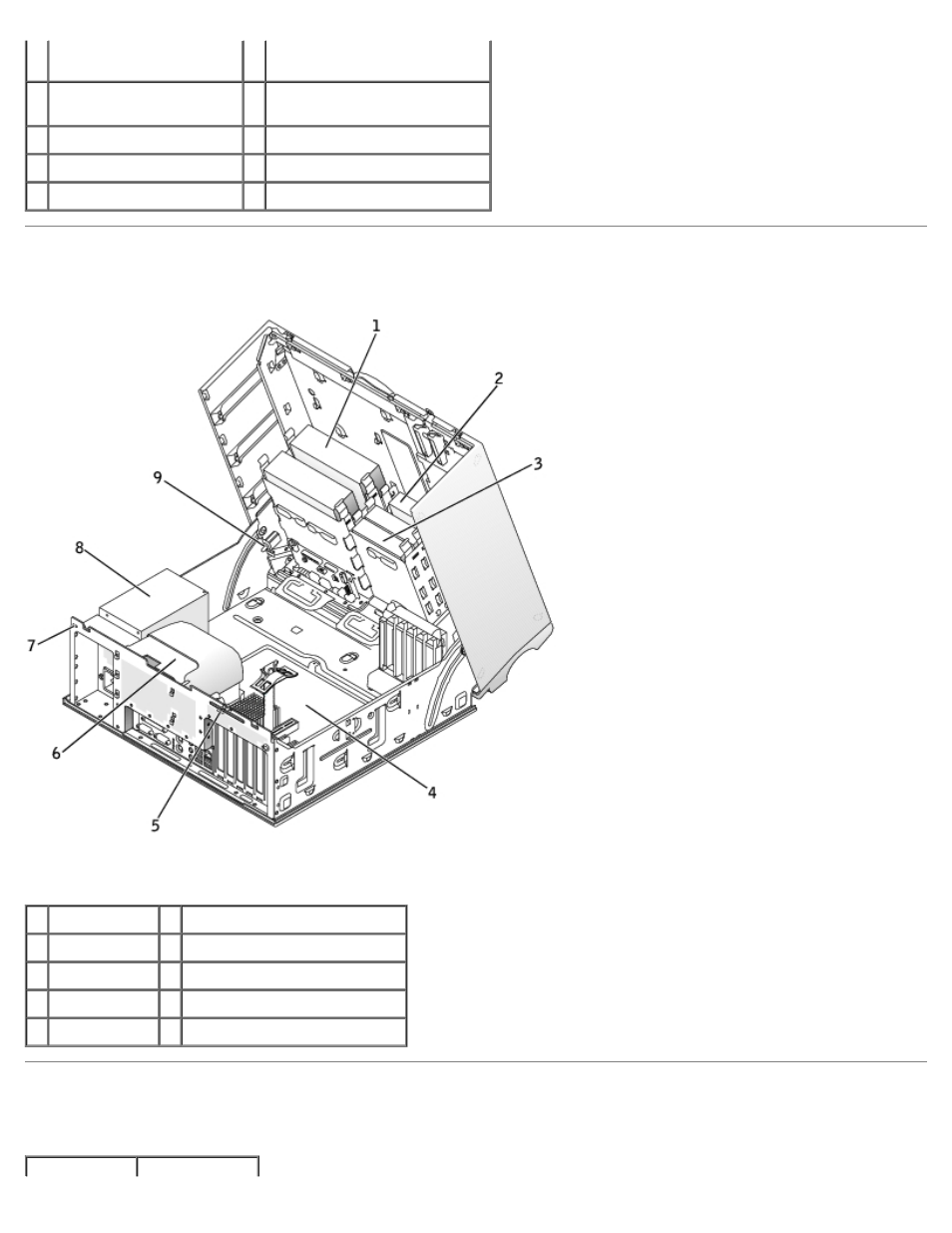 Desktop computer, Cable colors – mini-tower and desktop computers | Dell Precision 360 User Manual | Page 5 / 24