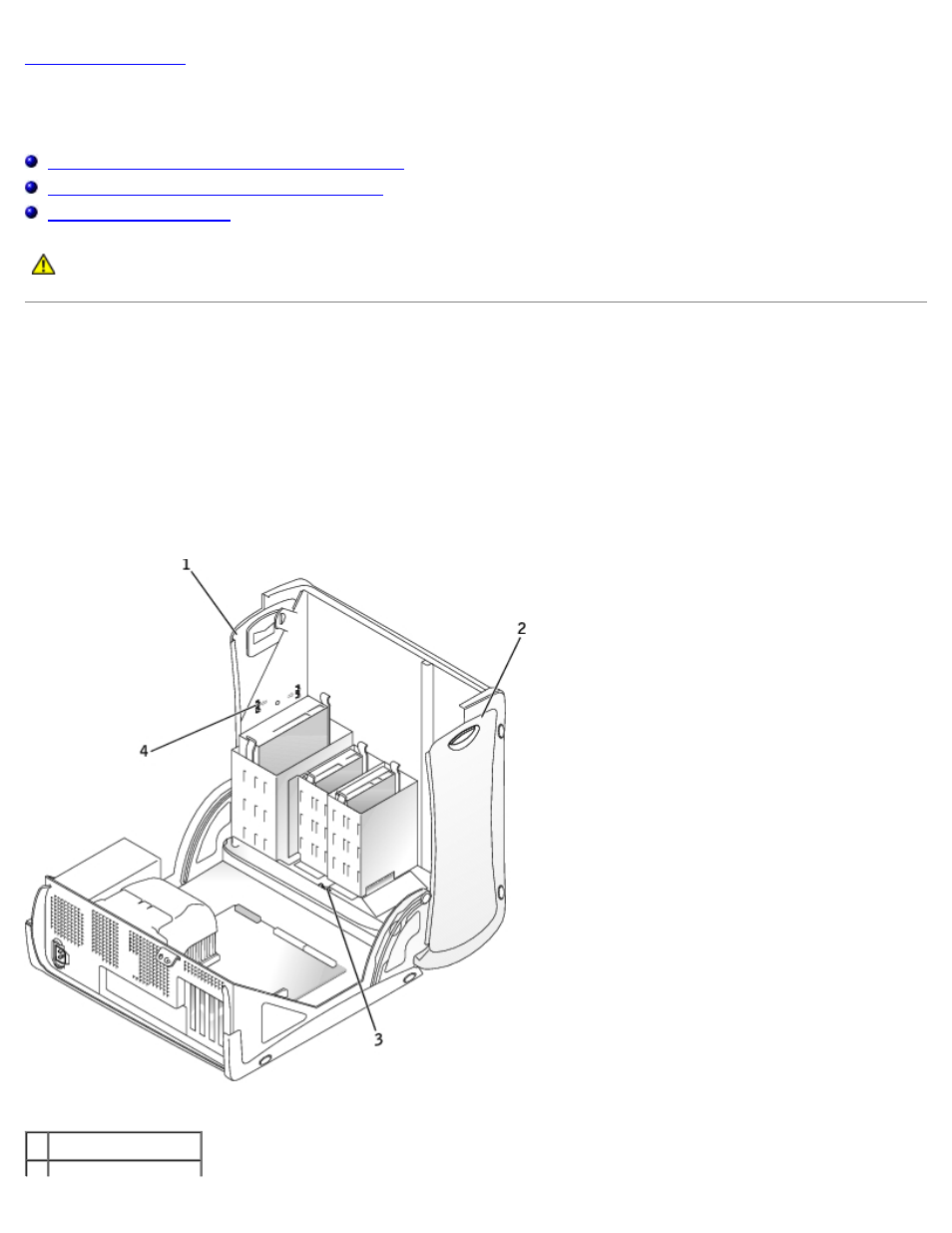 Front panel : dell precision 360 service manual, Front panel, Removing the front panel – mini-tower computer | Dell Precision 360 User Manual | Page 9 / 24