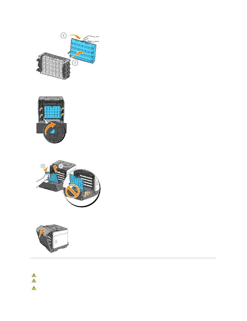 Replacing the fuser | Dell 1320c Network Color Laser Printer User Manual | Page 109 / 137