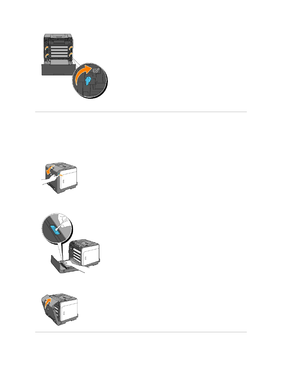 Cleaning the ctd sensor inside the printer | Dell 1320c Network Color Laser Printer User Manual | Page 115 / 137