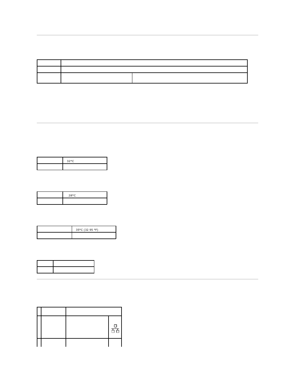 Environmental, Cables, Mib compatibility | Operation, Print quality guarantee, Storage, Altitude | Dell 1320c Network Color Laser Printer User Manual | Page 119 / 137