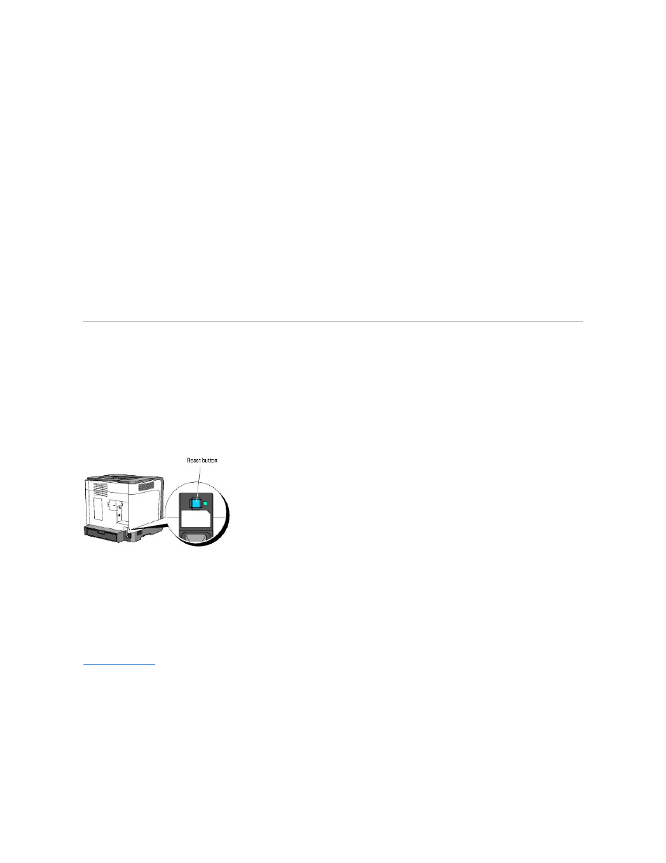 Using the reset button, Verify the ip settings | Dell 1320c Network Color Laser Printer User Manual | Page 16 / 137