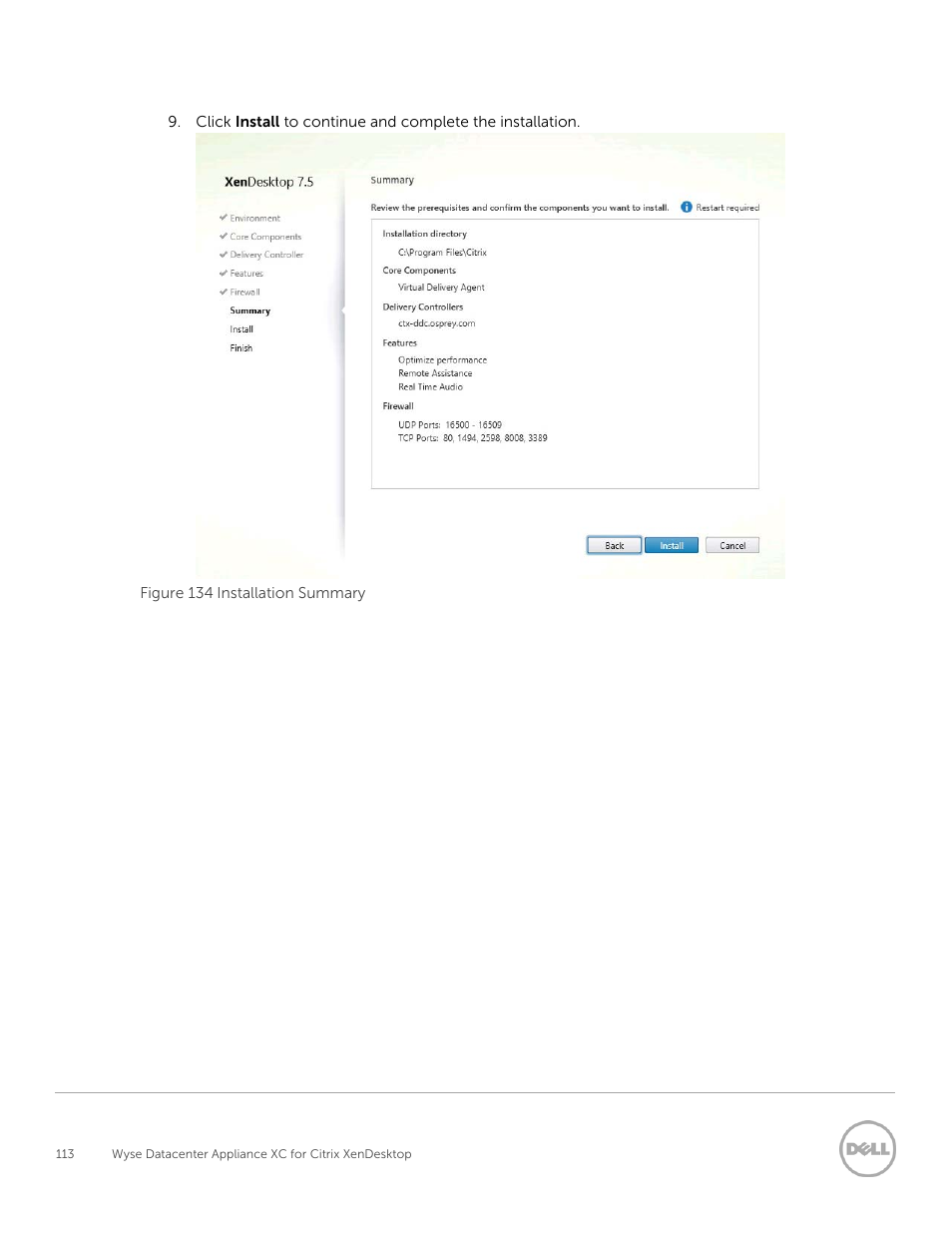 Dell XC Web-Scale Converged Appliance User Manual | Page 113 / 137