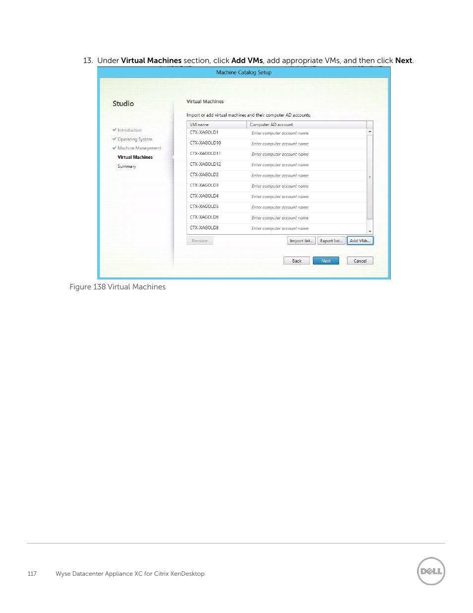 Dell XC Web-Scale Converged Appliance User Manual | Page 117 / 137