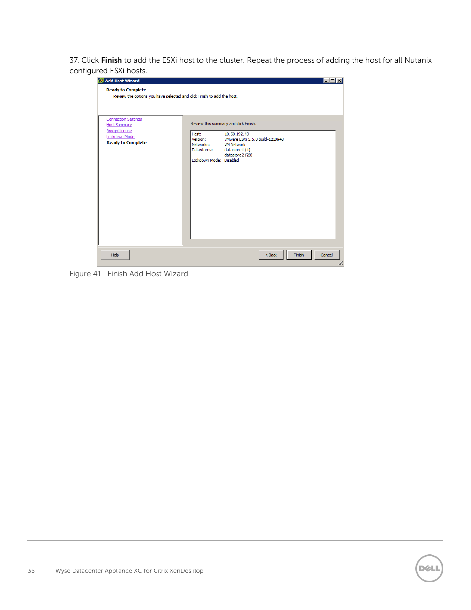 Dell XC Web-Scale Converged Appliance User Manual | Page 35 / 137
