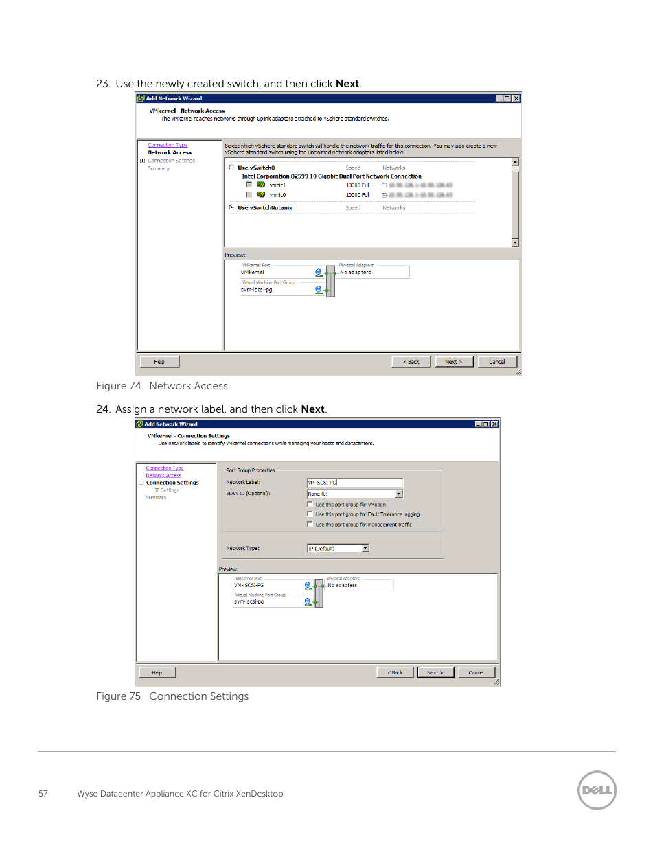 Dell XC Web-Scale Converged Appliance User Manual | Page 57 / 137