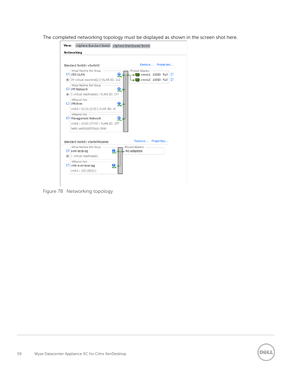 Dell XC Web-Scale Converged Appliance User Manual | Page 59 / 137