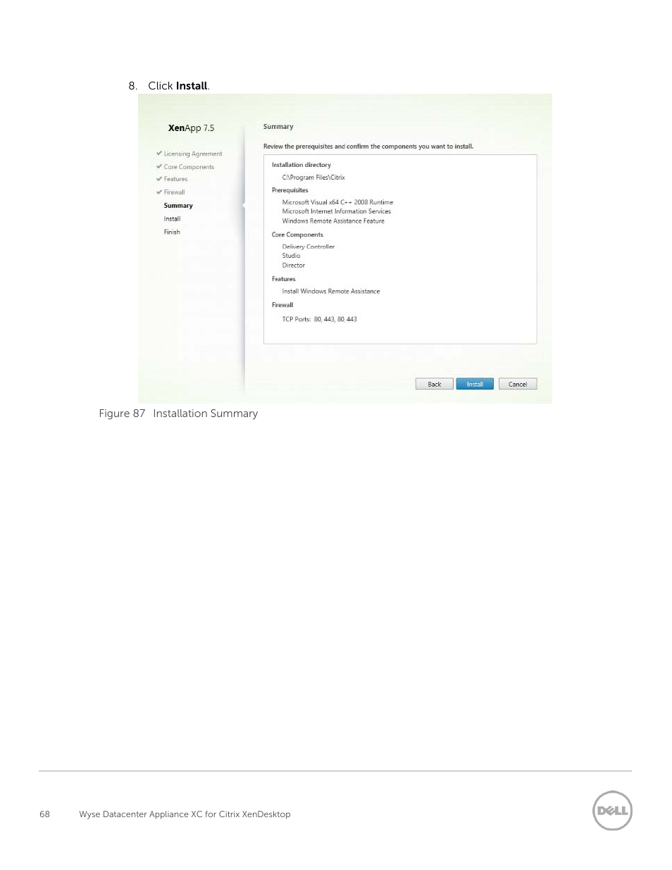 Dell XC Web-Scale Converged Appliance User Manual | Page 68 / 137