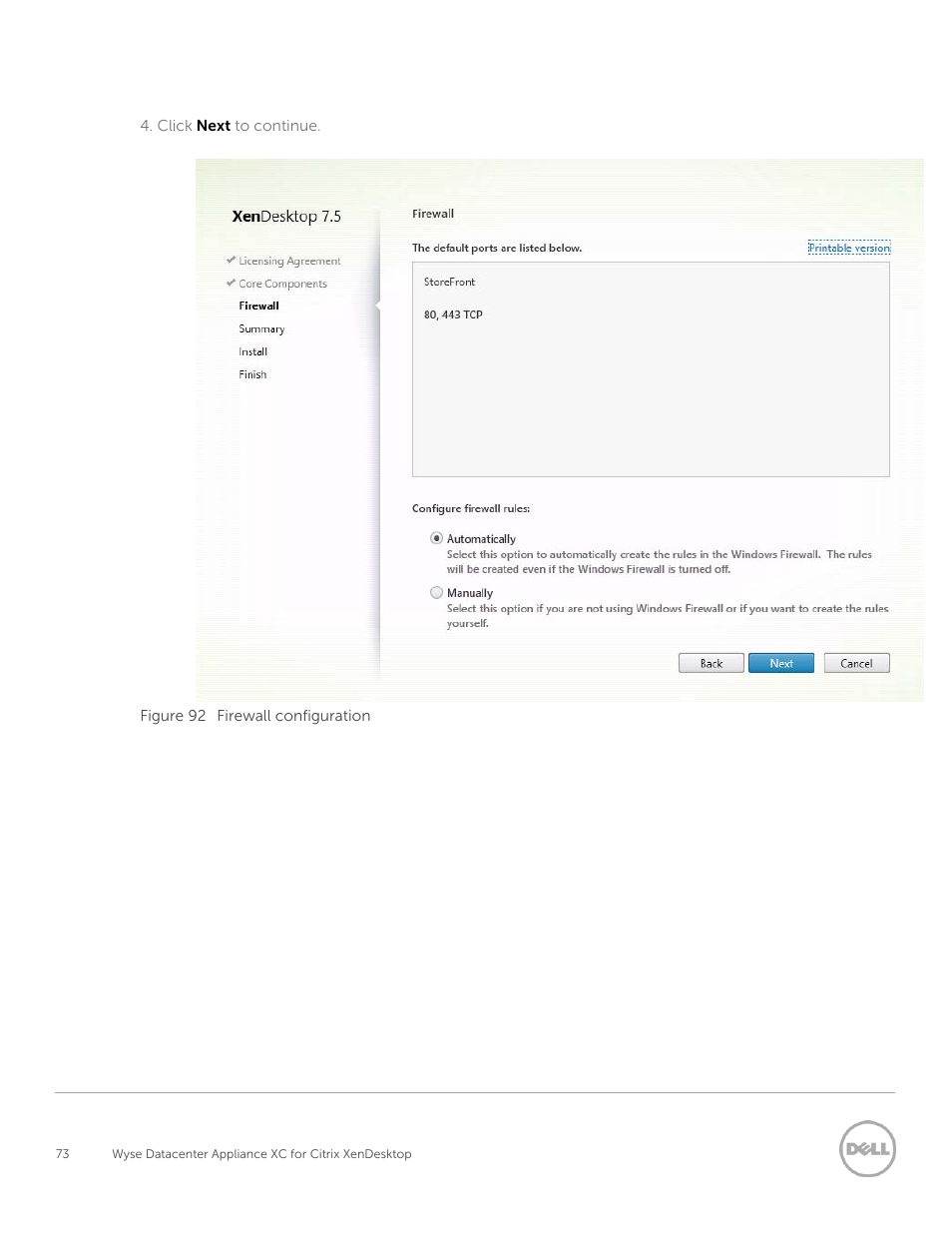 Dell XC Web-Scale Converged Appliance User Manual | Page 73 / 137