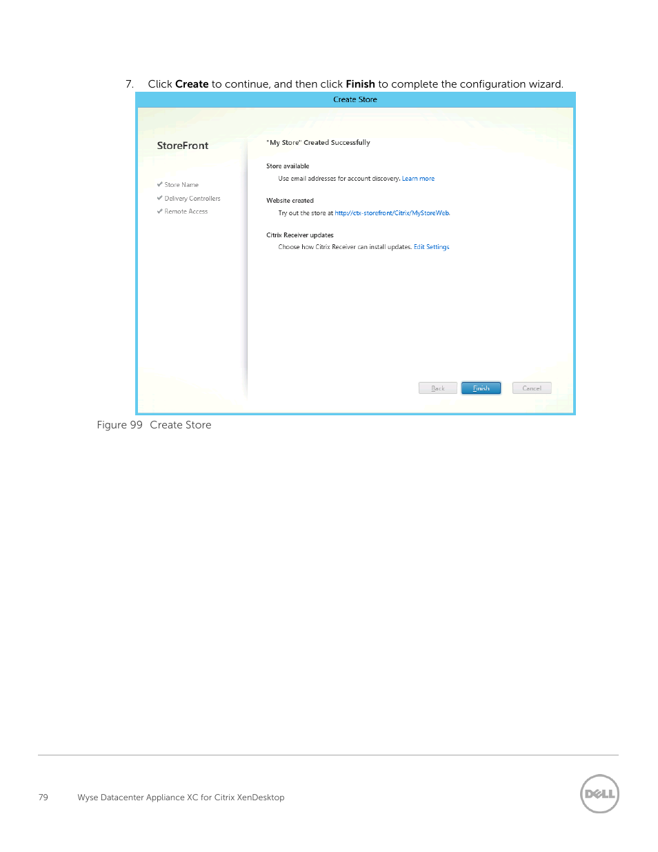 Dell XC Web-Scale Converged Appliance User Manual | Page 79 / 137