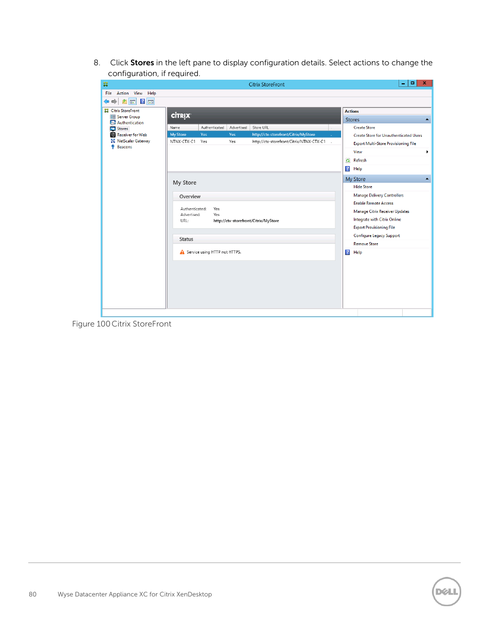 Dell XC Web-Scale Converged Appliance User Manual | Page 80 / 137