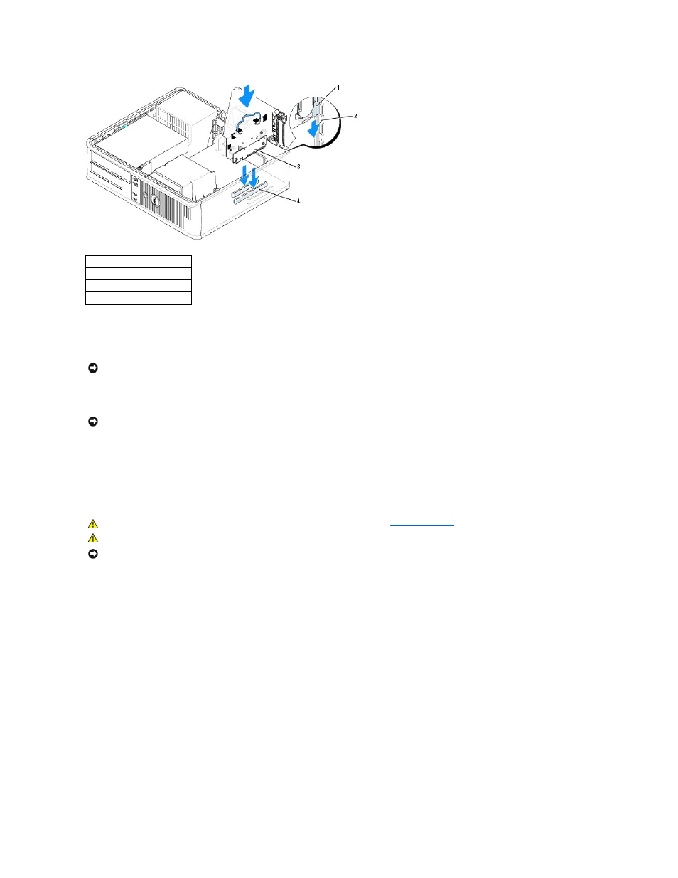 Without a card cage | Dell OptiPlex GX280 User Manual | Page 5 / 14