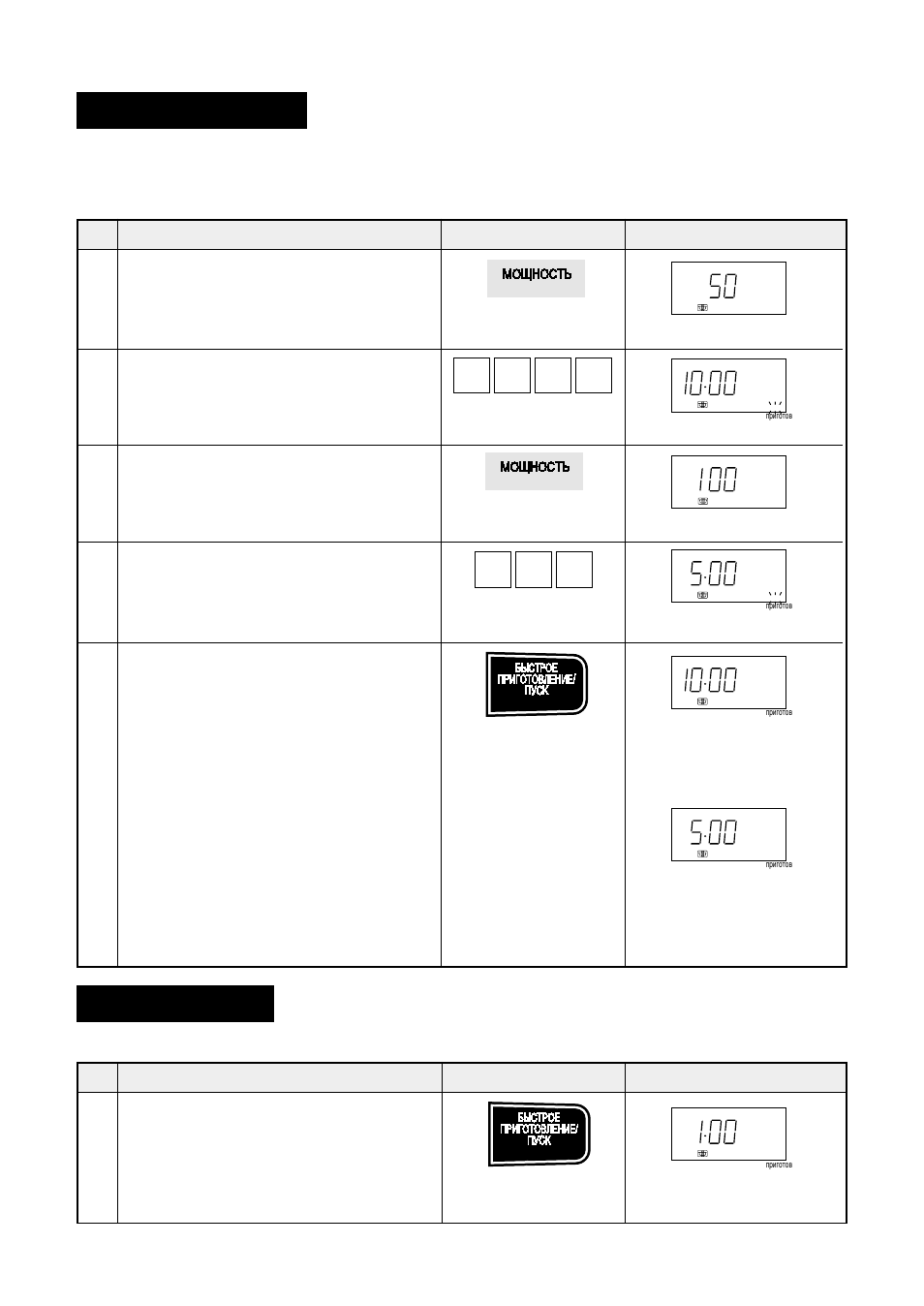 Sequence cooking, Instant cook | Sharp R-770B User Manual | Page 50 / 76