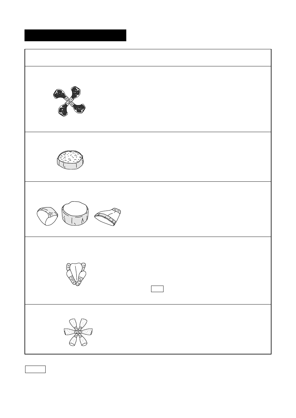 Easy defrost menu guide | Sharp R-770B User Manual | Page 70 / 76