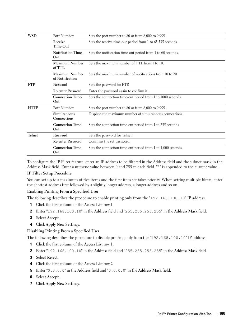 Dell C3760n Color Laser Printer User Manual | Page 157 / 412