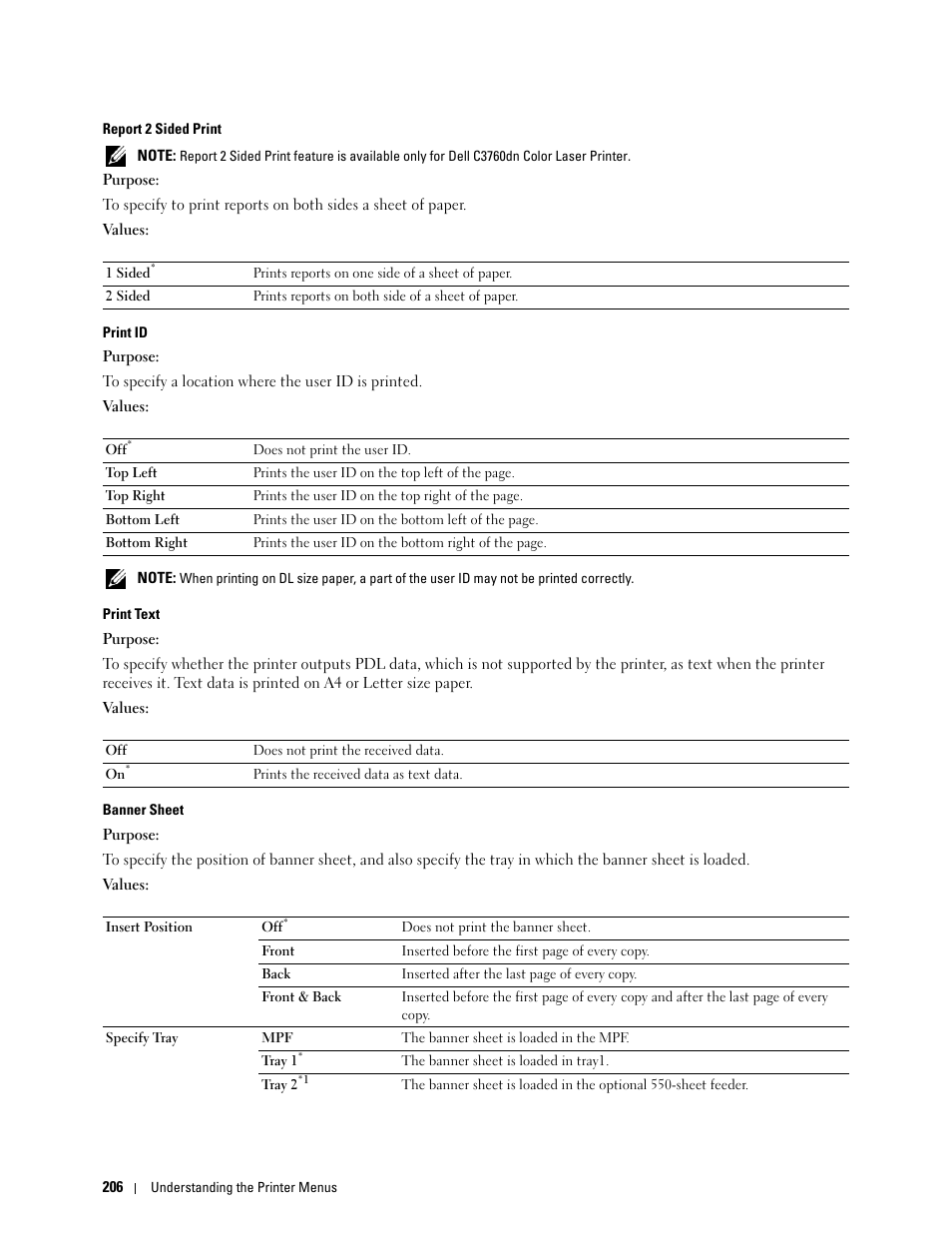 Dell C3760n Color Laser Printer User Manual | Page 208 / 412