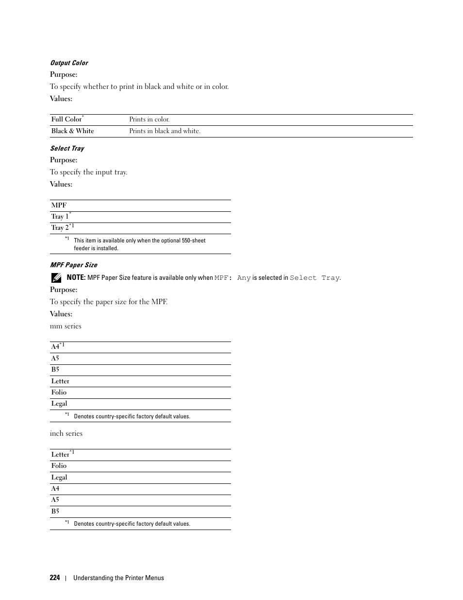 Dell C3760n Color Laser Printer User Manual | Page 226 / 412