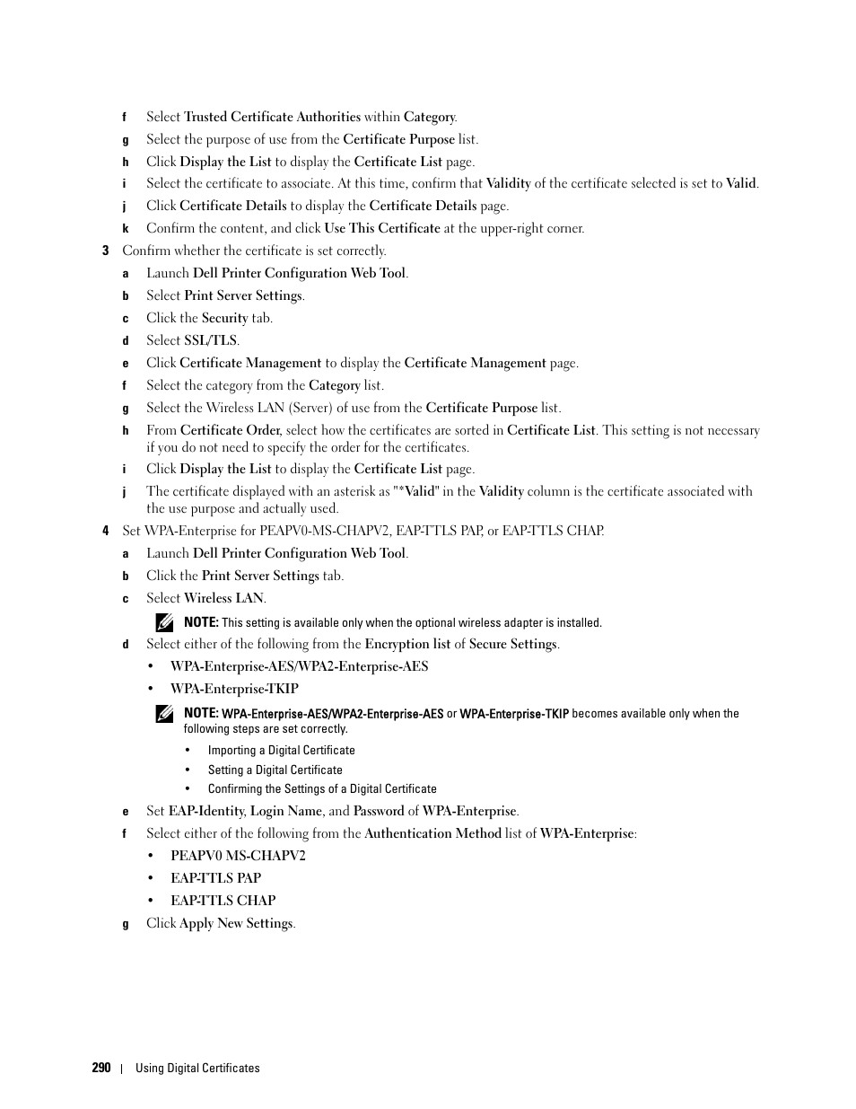 Dell C3760n Color Laser Printer User Manual | Page 292 / 412