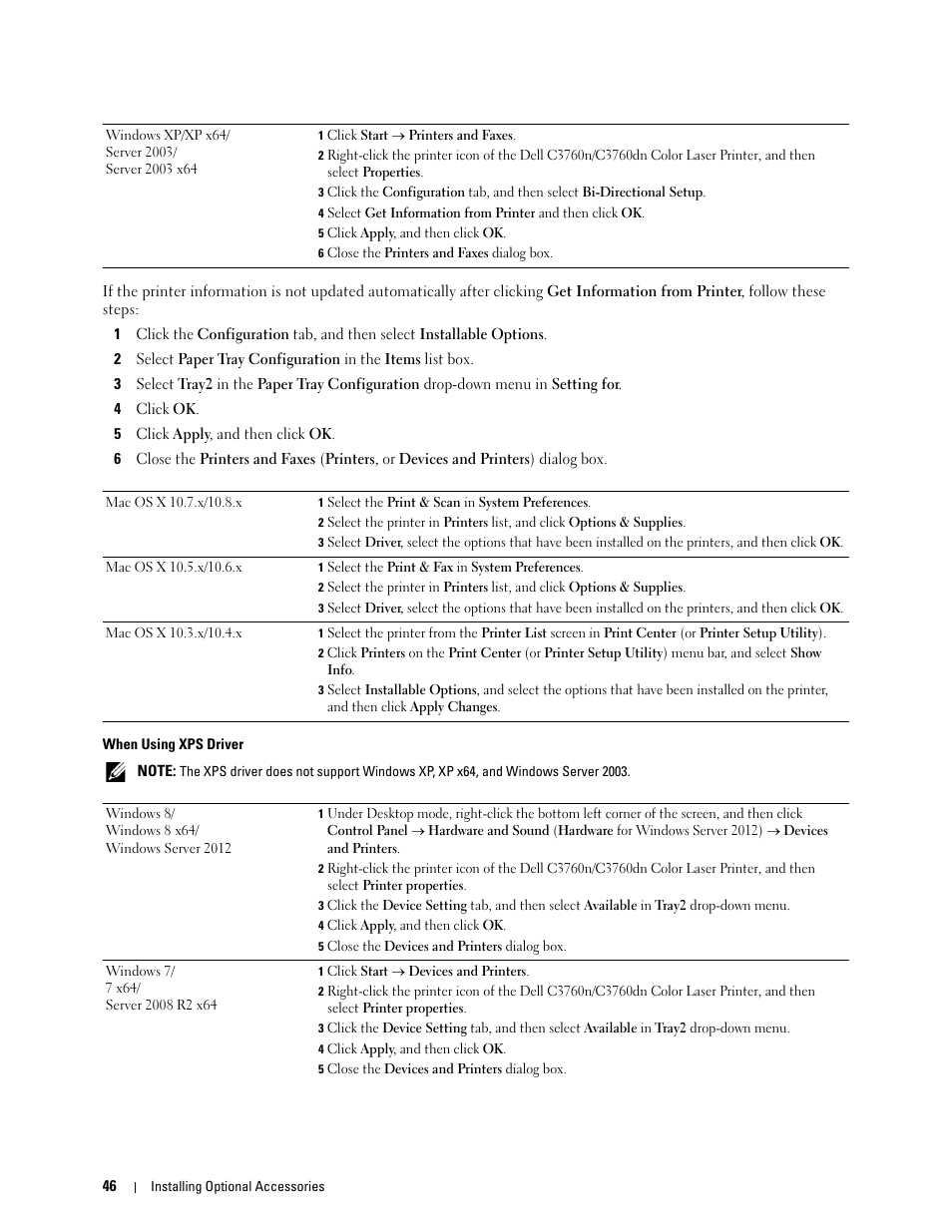 Dell C3760n Color Laser Printer User Manual | Page 48 / 412