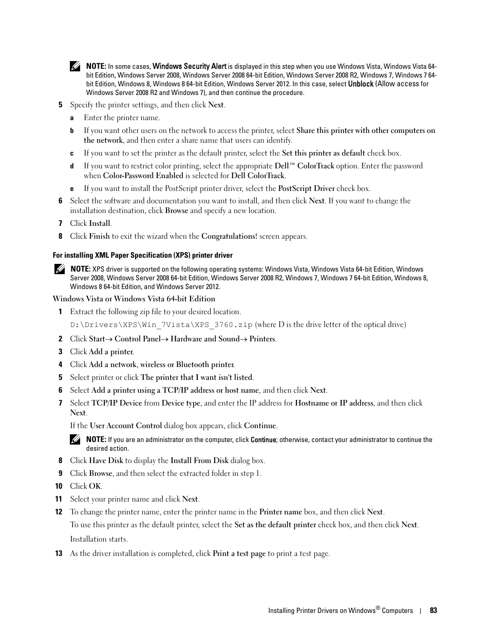 Dell C3760n Color Laser Printer User Manual | Page 85 / 412