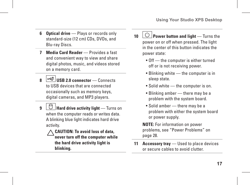 Dell Studio XPS 435 MT (Late 2008) User Manual | Page 19 / 70