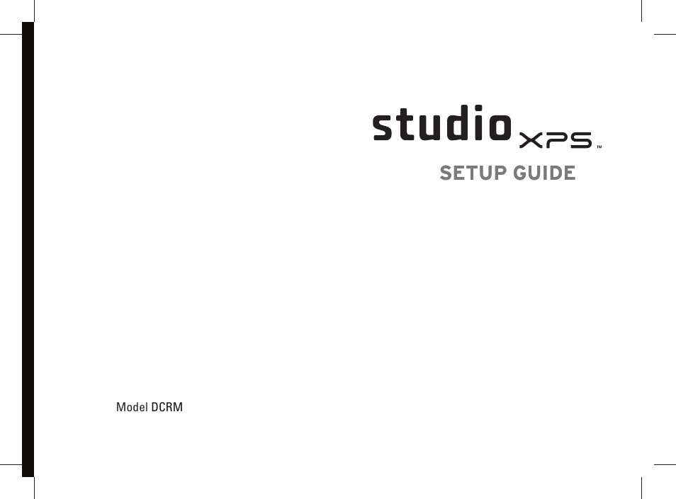 Setup guide | Dell Studio XPS 435 MT (Late 2008) User Manual | Page 3 / 70