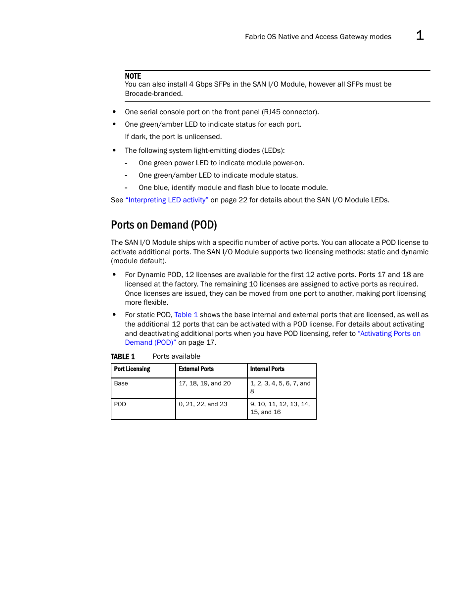 Ports on demand (pod) | Dell POWEREDGE M1000E User Manual | Page 13 / 48