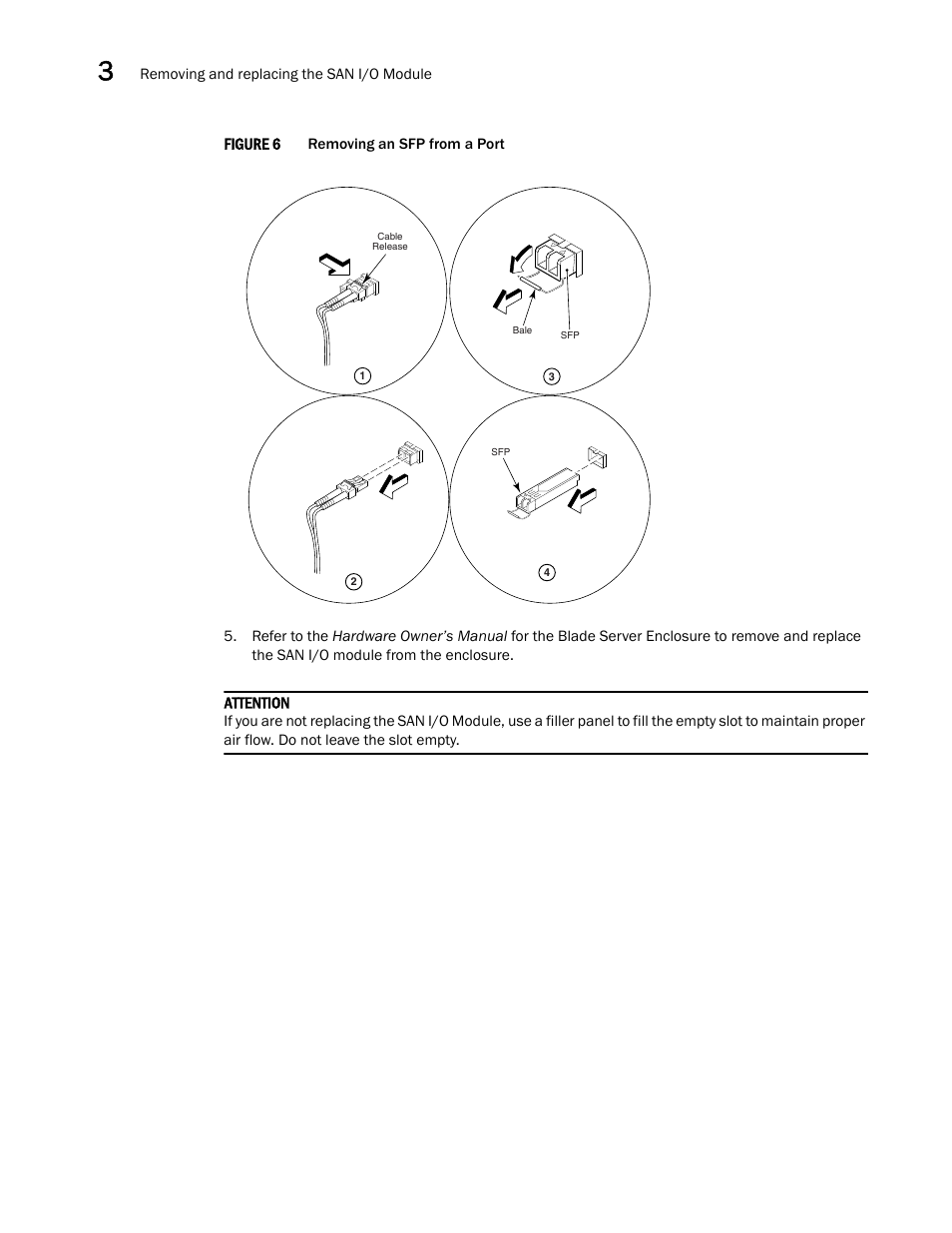 Figure 6, Attention | Dell POWEREDGE M1000E User Manual | Page 34 / 48