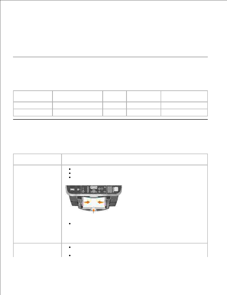 Operating system support, Print media guidelines, Print media guidelines for the paper support | Dell 962 All In One Photo Printer User Manual | Page 76 / 92