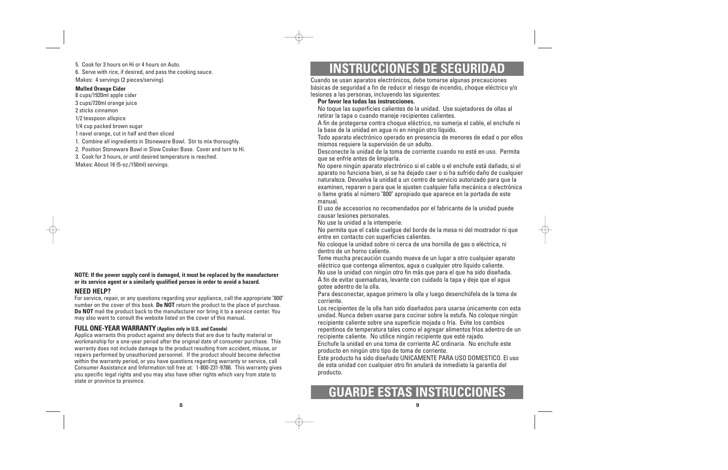 Instrucciones de seguridad, Guarde estas instrucciones | Black & Decker SL100 User Manual | Page 5 / 13