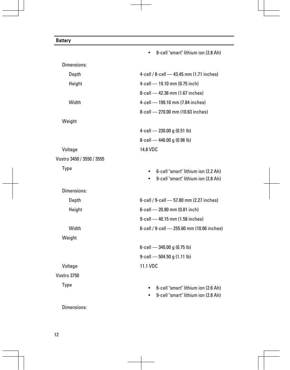 Dell Vostro 3350 (Early 2011) User Manual | Page 12 / 16