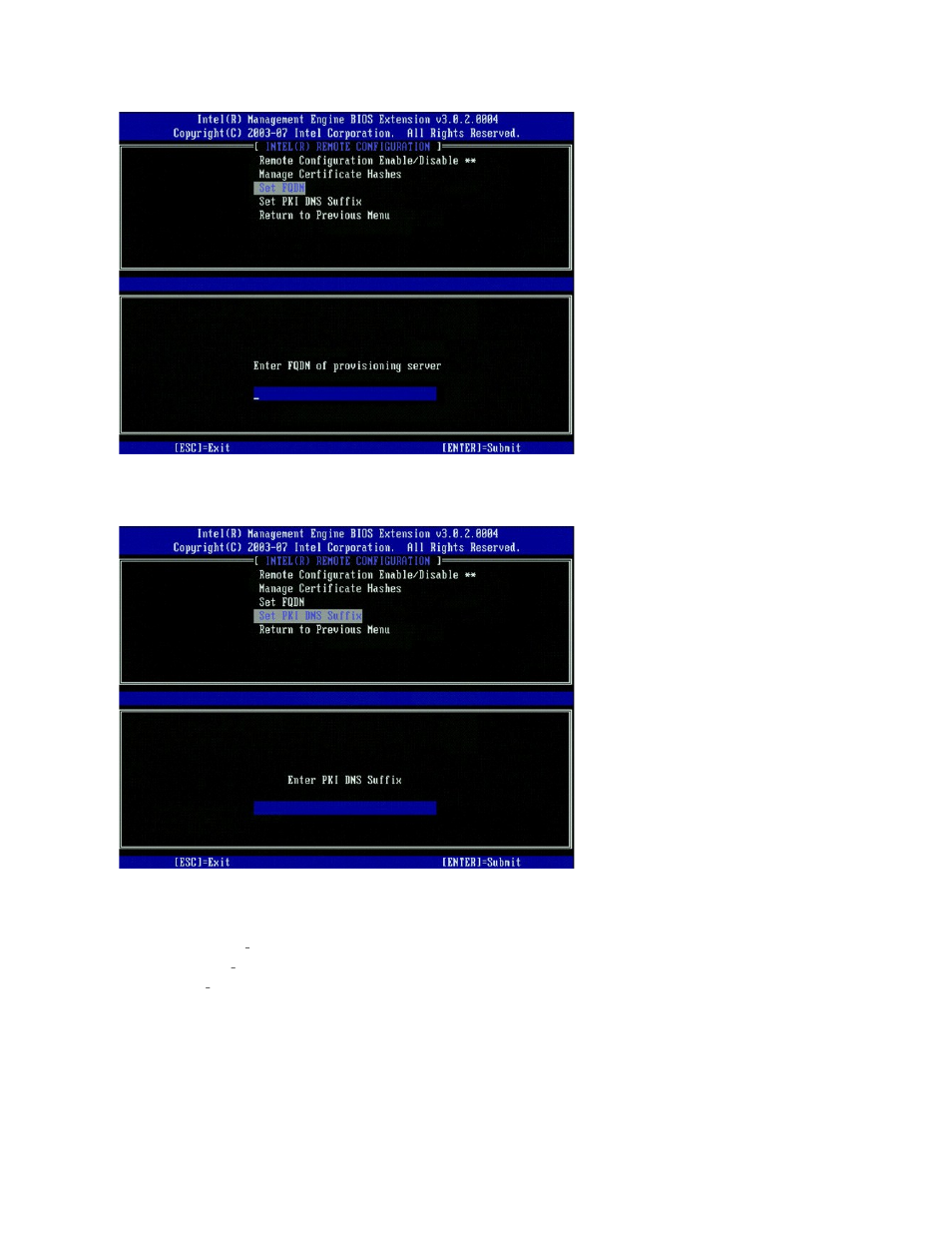 Un-provision, Vlan | Dell OptiPlex 755 User Manual | Page 12 / 82